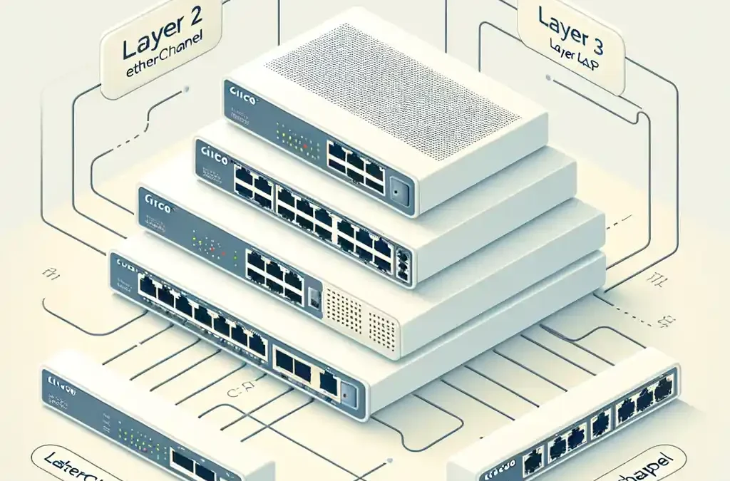 Cisco CCNA – Configurar y verificar (Capa 2/Capa 3) EtherChannel (LACP)