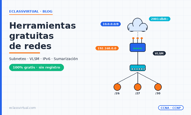 Herramientas gratuitas de redes IP