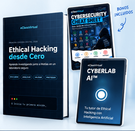 Mockup Ethical Hacking desde Cero y bonos