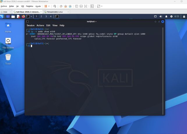 Laboratorio Kali Linux
